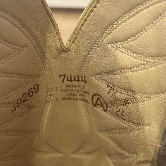 Acme Dingo Circle A Women’s Western Boots Made In USA gray 49269 7444 size 7.5 M - Picture 8 of 10